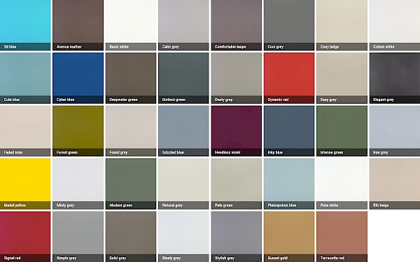 Kleuren gietvloer kiezen